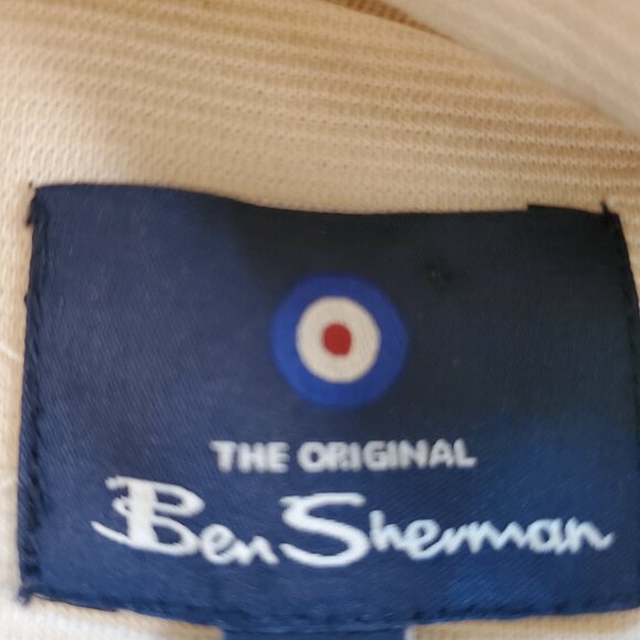 NWT BEN SHERMAN Men's Cotton Blend Knit Short Sleeve Button Down Casual Shirt - Picture 4 of 12